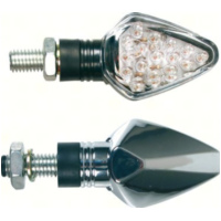 "Penta" LED Blinker Set 12V - Chrom Look