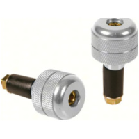 "Bar Ends" Lenkergewichte silber f&uuml;r 13-17mm Bohrungen