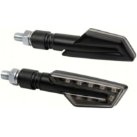 LED Blinker Set CYCLON schwarz 12V - E gepr&uuml;ft