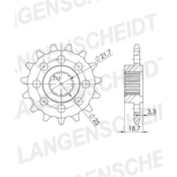 Ritzel Supersprox 520/14Z 24605-14
