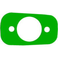 Kupplungsdeckeldichtung f&uuml;r: Kawasaki Vergl.-Nr. 14049-004