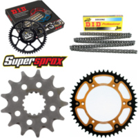 Kettensatz Stealth gold f&uuml;r: BETA RR300 Enduro 12-15/RR35 13-49-114 DID520NZ Clip