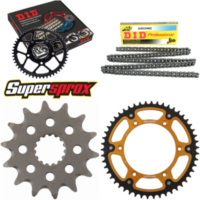 Kettensatz Stealth gold f&uuml;r: BETA RR400 Enduro 05-11/RR45 14-50-114 DID520NZ Clip