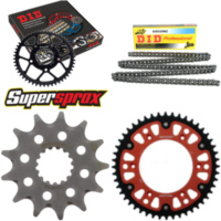 Kettensatz Stealth rot f&uuml;r: BETA RR430 Enduro 13-15/RR450 13-48-112 DID520NZ Clip