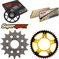 Kettensatz Stealth gold f&uuml;r: APRILIA SMV750 Dorsoduro 08-15 16-46-112 DID525ZVM-X(G&G) Niet