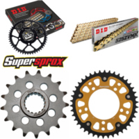 Kettensatz Stealth gold f&uuml;r: APRILIA RSV1000 Mille /R 01- 17-42-108 DID525ZVM-X(G&G) Niet