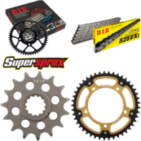 Kettensatz Stealth gold für: TRIUMPH TT600 04-04 15-45-110 DID525VX3 Endlos