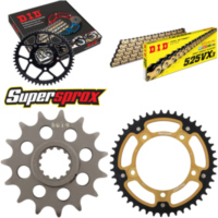 Kettensatz Stealth gold für: TRIUMPH TT600 04-04 15-45-110 DID525VX3(G&B) Endlos