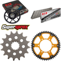 Kettensatz Stealth gold für: TRIUMPH Tiger 800 XC / ABS 1 16-50-124 DID525ZVM-X Endlos