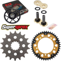 Kettensatz Stealth gold f&uuml;r: TRIUMPH Sprint RS 955 00-04 18-43-108 DID530ZVM-X(G&G) Niet