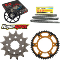 Kettensatz Stealth gold f&uuml;r: HONDA CR250 R 96-01/CR250 R 13-50-116 DID520NZ Clip