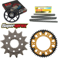 Kettensatz Stealth gold f&uuml;r: HONDA CRF450 R 09-16 13-48-116 DID520NZ Clip