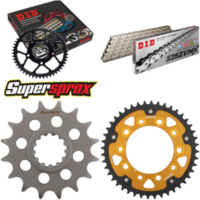 Kettensatz Stealth gold f&uuml;r: HONDA CBR600 F 99-00 16-44-108 DID525ZVM-X(S&S) Endlos