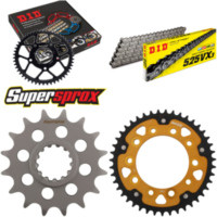 Kettensatz Stealth gold f&uuml;r: HONDA CB600 F Hornet /S 07-1 16-43-118 DID525VX3 Niet