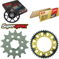 Kettensatz Stealth gold f&uuml;r: HONDA XR500 R 81-86/XR600 R 14-48-110 DID520ERT2(G&G) Clip