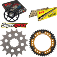 Kettensatz Stealth gold f&uuml;r: HONDA CBR600 RR 03-06 16-42-112 DID525VX3(G&B) Niet