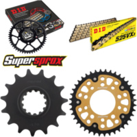 Kettensatz Stealth gold f&uuml;r: HONDA CB750 Sevenfifty 92-03 15-40-112 DID525VX3(G&B) Niet