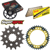 Kettensatz Stealth gold f&uuml;r: HONDA CBR1000 R Fireblade 04 16-40-114 DID530VX3(G&B) Niet