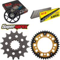 Kettensatz Stealth gold f&uuml;r: HONDA CBF1000 F 11-13/CBF100 16-41-114 DID530VX3 Endlos