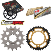 Kettensatz Stealth gold f&uuml;r: HONDA X-11, CB1100 SF 00-03 17-43-110 DID530ZVM-X(G&G) Endlos