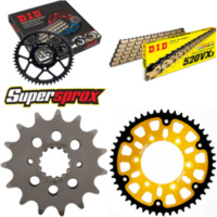 Kettensatz Stealth gold f&uuml;r: DUCATI 620 Monster /s i.e./i 15-48-106 DID520VX3(G&B) Niet