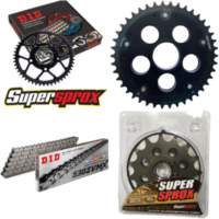 Kettensatz Stealth Edge schwarz f&uuml;r: DUCATI 1200 Multistr 15-40-108 DID530ZVM-X Endlos