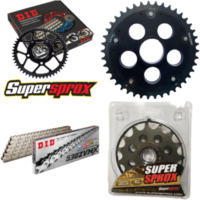 Kettensatz Stealth Edge schwarz f&uuml;r: DUCATI 1200 Multistr 15-40-108 DID530ZVM-X(S&S) Endlos