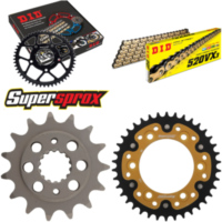 Kettensatz Stealth gold f&uuml;r: DUCATI 900 Monster 00-01 15-38-098 DID520VX3(G&B) Niet