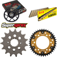 Kettensatz Stealth gold f&uuml;r: DUCATI 900 SL Superlight 98-98 15-40-108 DID520VX3(G&B) Niet