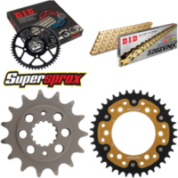 Kettensatz Stealth gold f&uuml;r: DUCATI 900 Monster i.e. 00-02 15-38-100 DID520ZVM-X(G&G) Niet