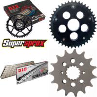 Kettensatz Stealth Edge schwarz f&uuml;r: DUCATI 796 Hypermota 15-42-104 DID525ZVM-X(S&S) Niet