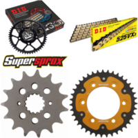 Kettensatz Stealth gold f&uuml;r: DUCATI 1000 Biposto 07-10/10 15-39-102 DID525VX3(G&B) Niet