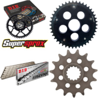 Kettensatz Stealth Edge schwarz f&uuml;r: DUCATI Monster S4RS 15-43-104 DID525ZVM-X(S&S) Endlos