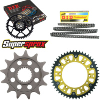 Kettensatz Stealth gold f&uuml;r: YAMAHA YZ125 05-08 13-48-112 DID520NZ Clip