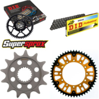 Kettensatz Stealth gold f&uuml;r: YAMAHA WR250 F 05-06 13-52-116 DID520 Clip