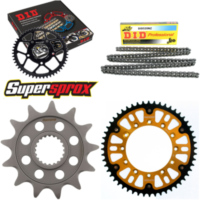 Kettensatz Stealth gold f&uuml;r: YAMAHA WR250 F 05-06 13-52-116 DID520NZ Clip