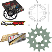 Kettensatz Stealth rot f&uuml;r: YAMAHA TT600 Street Enduro 15-44-110 DID520ZVM-X(G&G) Endlos