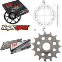 Kettensatz Stealth rot f&uuml;r: YAMAHA TT600 R 93-02/TT600 S 15-44-112 DID520ZVM-X Niet