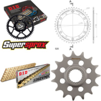 Kettensatz Stealth rot f&uuml;r: YAMAHA TT600 R 93-02/TT600 S 15-44-112 DID520ZVM-X(G&G) Niet