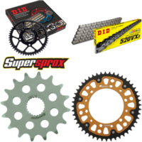 Kettensatz Stealth gold f&uuml;r: YAMAHA XJ600 N 93-08/XJ600 S 16-48-110 DID520VX3 Niet