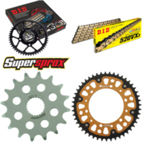 Kettensatz Stealth gold f&uuml;r: YAMAHA XJ600 N 93-08/XJ600 S 16-48-110 DID520VX3(G&B) Clip