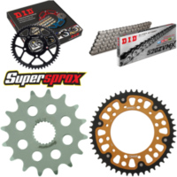 Kettensatz Stealth gold f&uuml;r: YAMAHA XJ600 N 93-08/XJ600 S 16-48-110 DID520ZVM-X Endlos