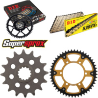 Kettensatz Stealth gold f&uuml;r: YAMAHA YZF600 R6 >530< 03-05 16-48-116 DID530VX3(G&B) Niet