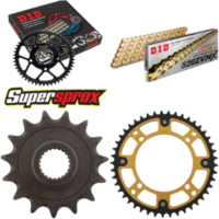 Kettensatz Stealth gold f&uuml;r: YAMAHA XT600 E 97-03 15-45-106 DID520ZVM-X(G&G) Niet