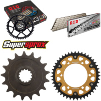 Kettensatz Stealth gold f&uuml;r: YAMAHA YZF750 R7 99-00 17-43-118 DID530ZVM-X(S&S) Niet