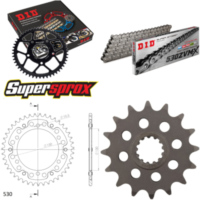 Kettensatz Stealth gold f&uuml;r: YAMAHA YZF750 R >530< 93-97 16-43-106 DID530ZVM-X Niet