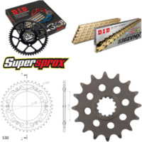 Kettensatz Stealth gold f&uuml;r: YAMAHA YZF750 R >530< 93-97 16-43-106 DID530ZVM-X(G&G) Niet