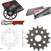 Kettensatz Stealth gold f&uuml;r: YAMAHA FZR1000 Genesis >530< 16-46-110 DID530ZVM-X Endlos