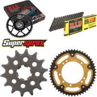 Kettensatz Stealth gold f&uuml;r: KAWASAKI KX80 17``/14`` 97 14-51-124 DID420D Clip