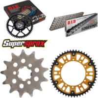 Kettensatz Stealth gold f&uuml;r: KAWASAKI KX125 04-08 13-51-114 DID520ZVM-X Niet